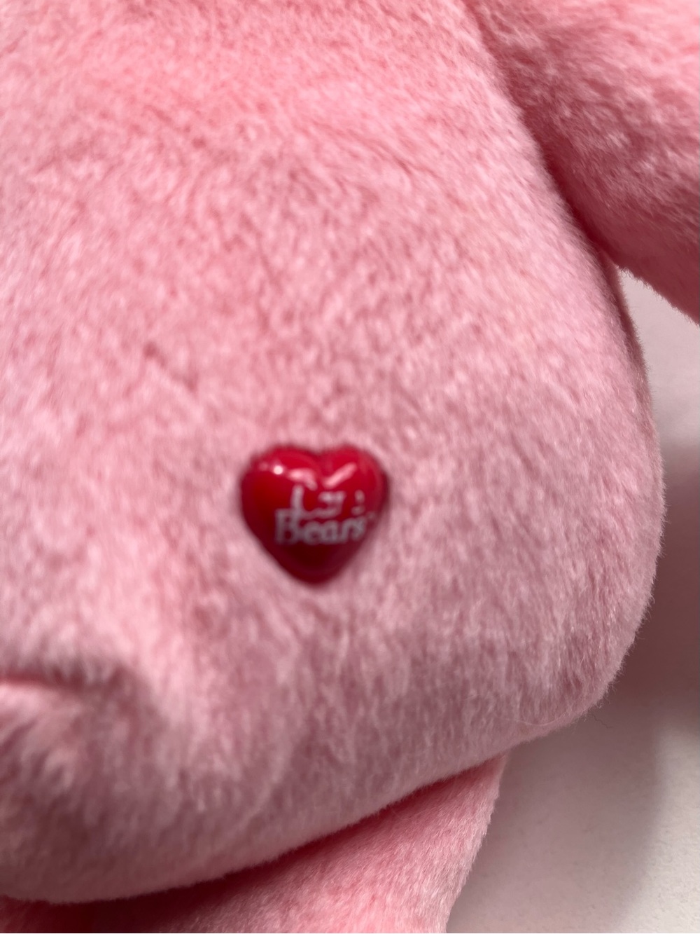 Care Bears Cheer Bear Pink Rainbow Plush Stuffed Animal Toy 9” 2002 - Picture 6 of 8